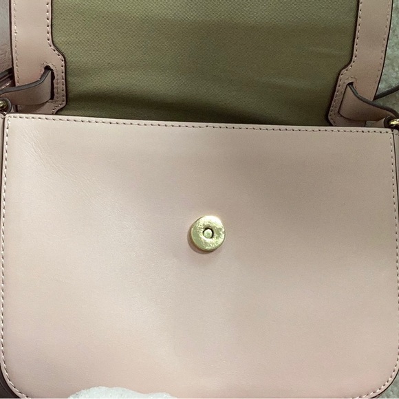 JCrew pink leather satchel/crossbody bag - Picture 12 of 15